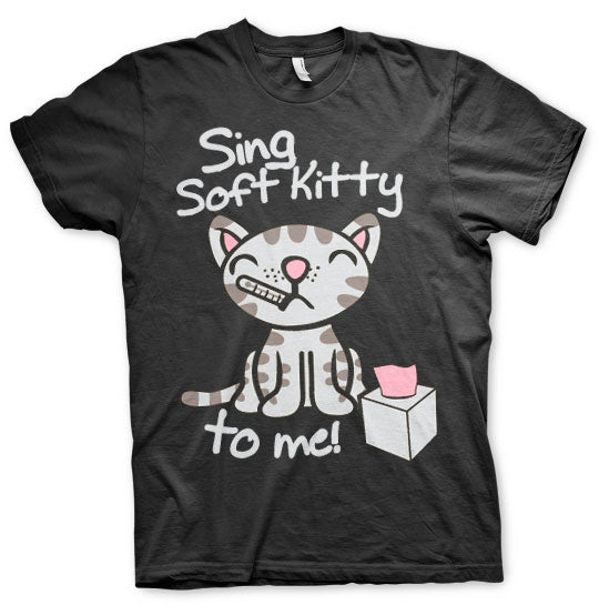 Billede af The Big Bang Theory, Sing Soft Kitty To Me T-Shirt