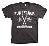 Billede af The Big Bang Theory, Fun With Flags T-Shirt