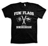 Billede af The Big Bang Theory, Fun With Flags T-Shirt