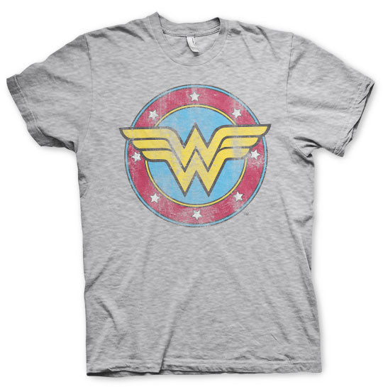 Billede af DC Comics, DC Comics: Wonder Woman Distressed Logo T-Shirt