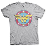 Billede af DC Comics, DC Comics: Wonder Woman Distressed Logo T-Shirt