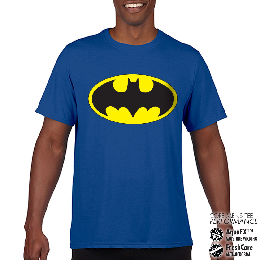 Billede af DC Comics, DC Comics: Batman Signal Performance Mens T-Shirt