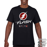 Billede af DC Comics, DC Comics: The Flash Riddle Performance Mens T-Shirt