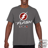Billede af DC Comics, DC Comics: The Flash Riddle Performance Mens T-Shirt