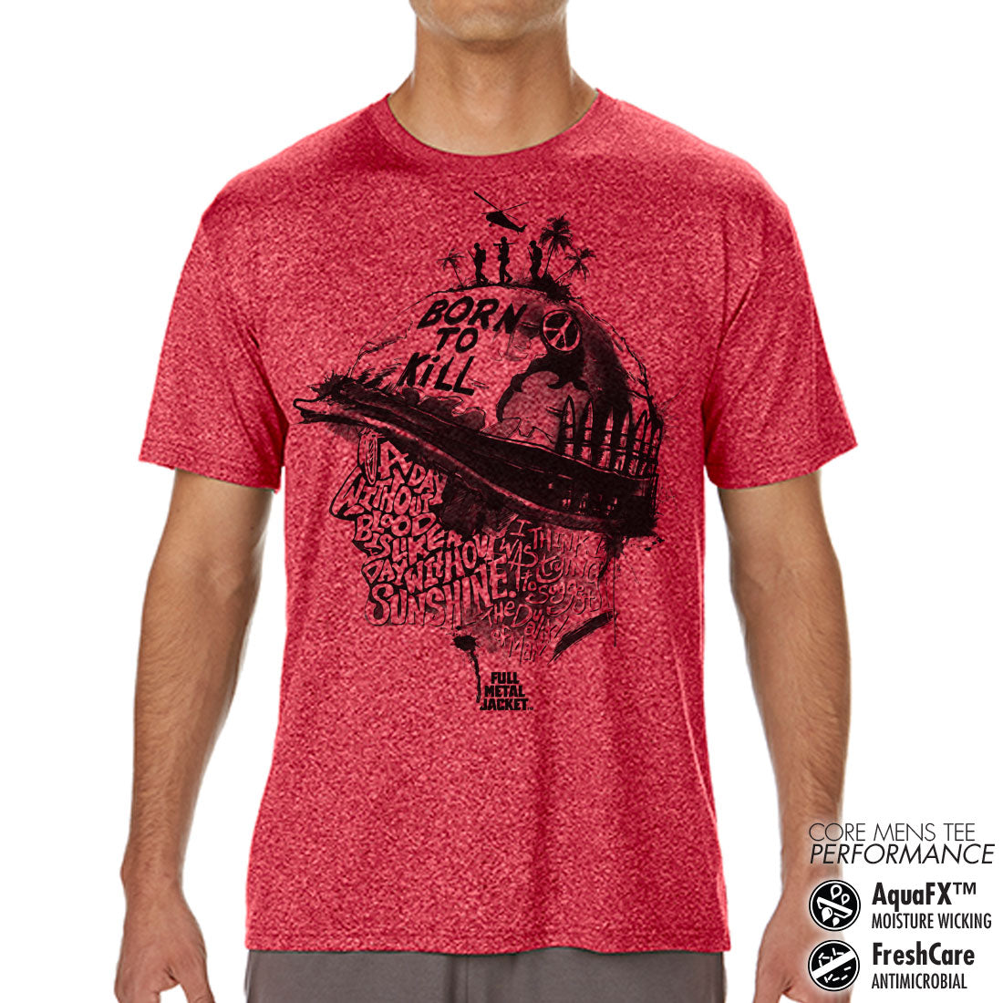 Billede af Full Metal Jacket, Full Metal Jacket: Sayings Performance Mens T-Shirt