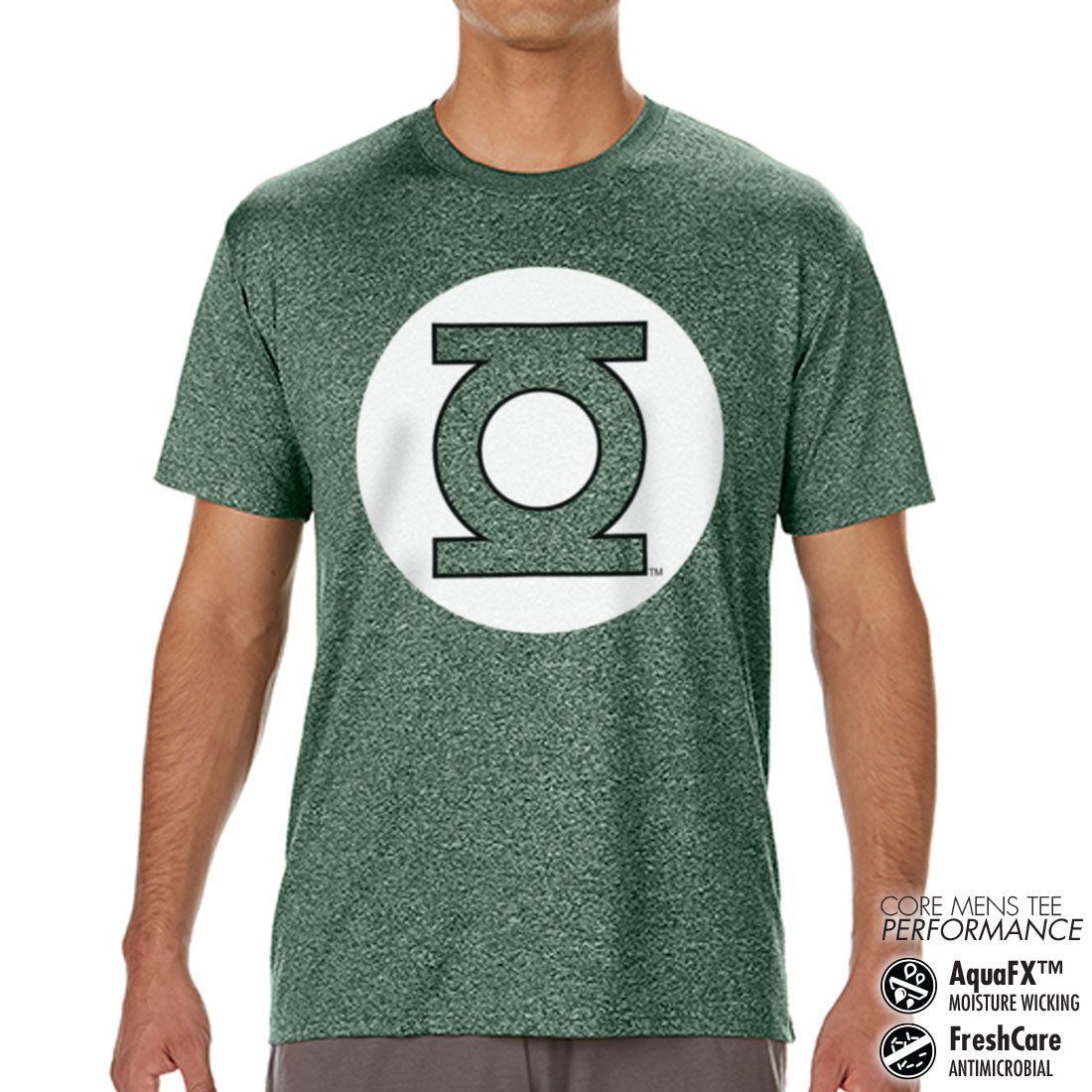 Billede af Green Lantern, Green Lantern: Logo Performance Mens T-Shirt