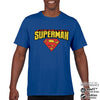 Billede af Superman, Superman: Blockletter Logo Performance Mens T-Shirt