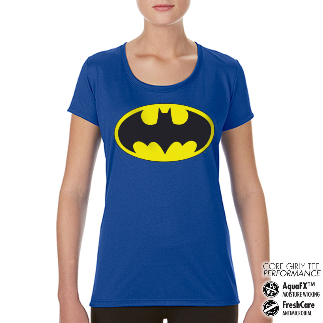 Billede af DC Comics, DC Comics: Batman Signal Performance T-Shirt (Kvinder)