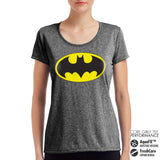 Billede af DC Comics, DC Comics: Batman Signal Performance T-Shirt (Kvinder)