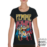 Billede af DC Comics, DC Comics: Femme Power Performance T-Shirt (Kvinder)