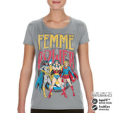 Billede af DC Comics, DC Comics: Femme Power Performance T-Shirt (Kvinder)