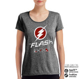 Billede af DC Comics, DC Comics: The Flash Riddle Performance T-Shirt (Kvinder)
