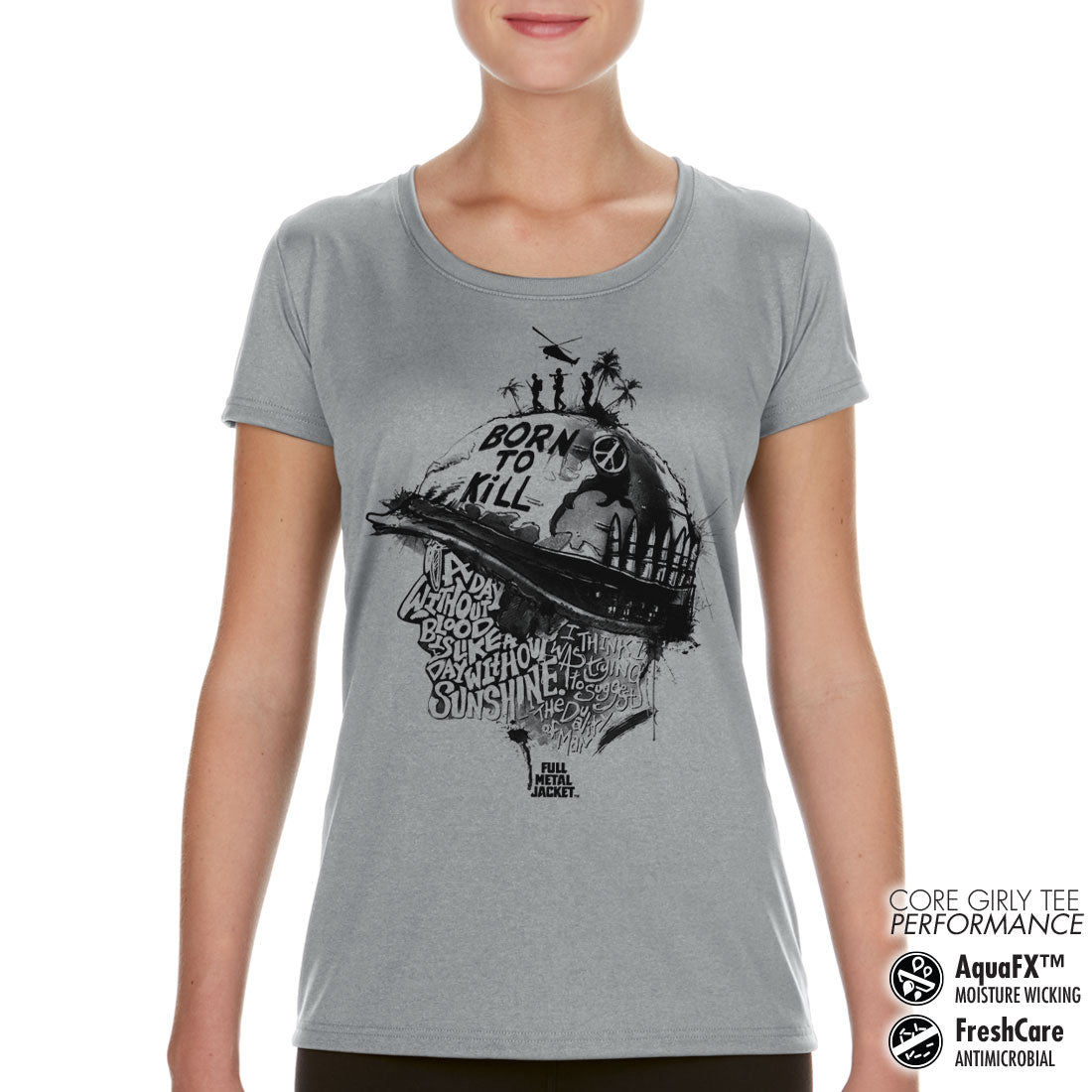 Billede af Full Metal Jacket, Full Metal Jacket: Sayings Performance T-Shirt (Kvinder)