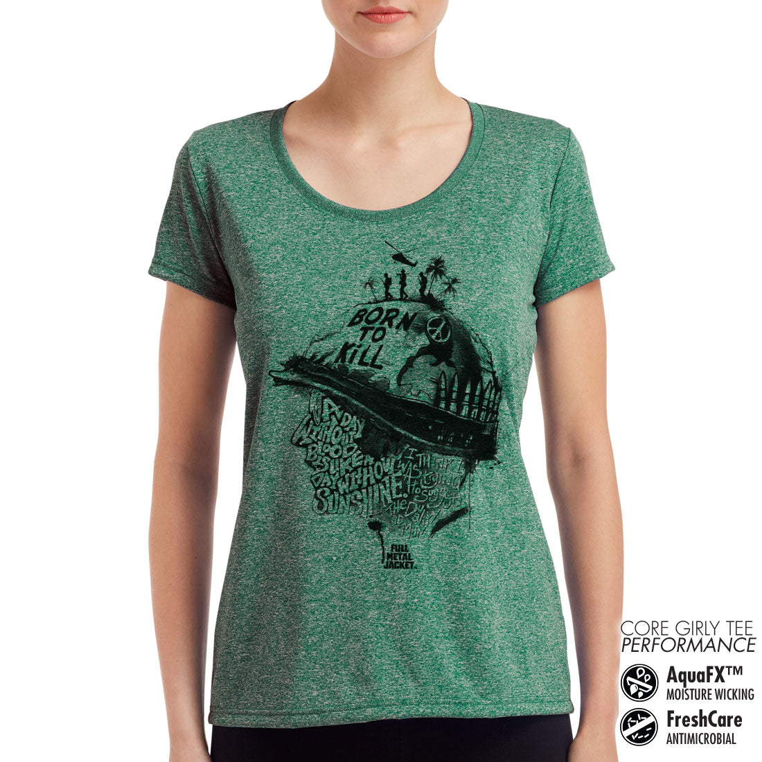 Billede af Full Metal Jacket, Full Metal Jacket: Sayings Performance T-Shirt (Kvinder)