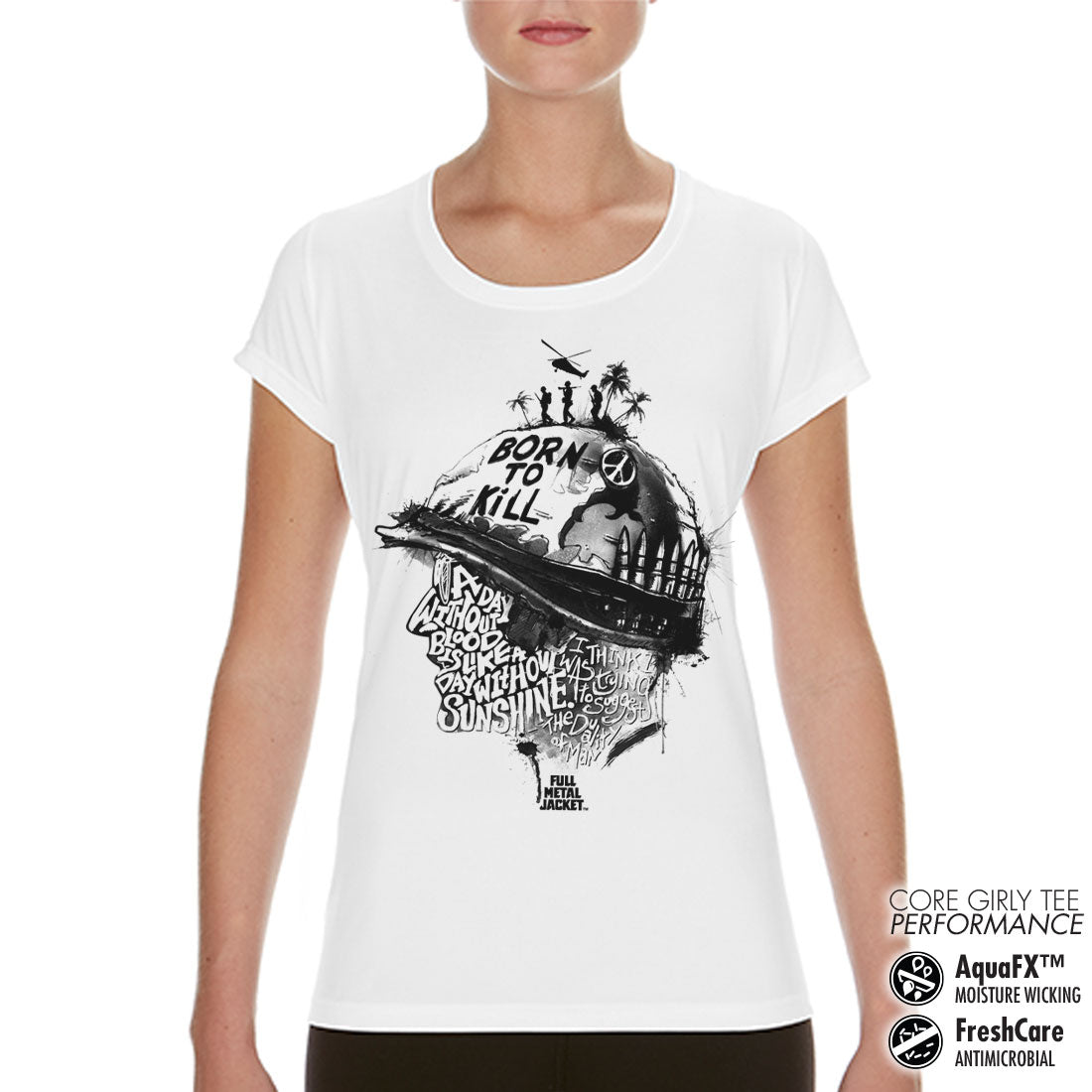 Billede af Full Metal Jacket, Full Metal Jacket: Sayings Performance T-Shirt (Kvinder)