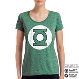 Billede af Green Lantern, Green Lantern: Logo Performance T-Shirt (Kvinder)