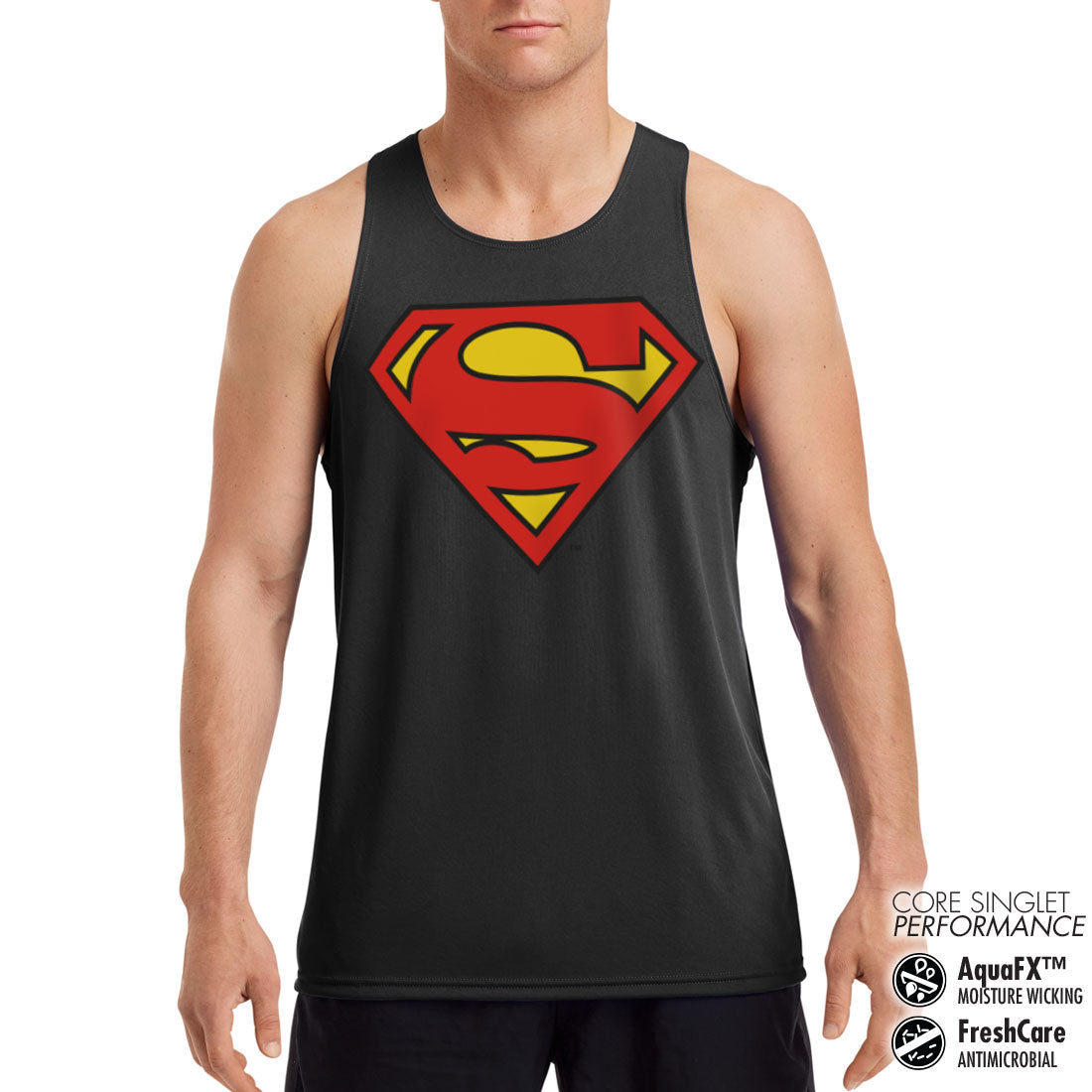 Billede af Superman, Superman: Shield Performance Singlet