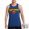 Billede af Superman, Superman: Blockletter Logo Performance Singlet