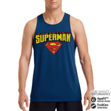 Billede af Superman, Superman: Blockletter Logo Performance Singlet
