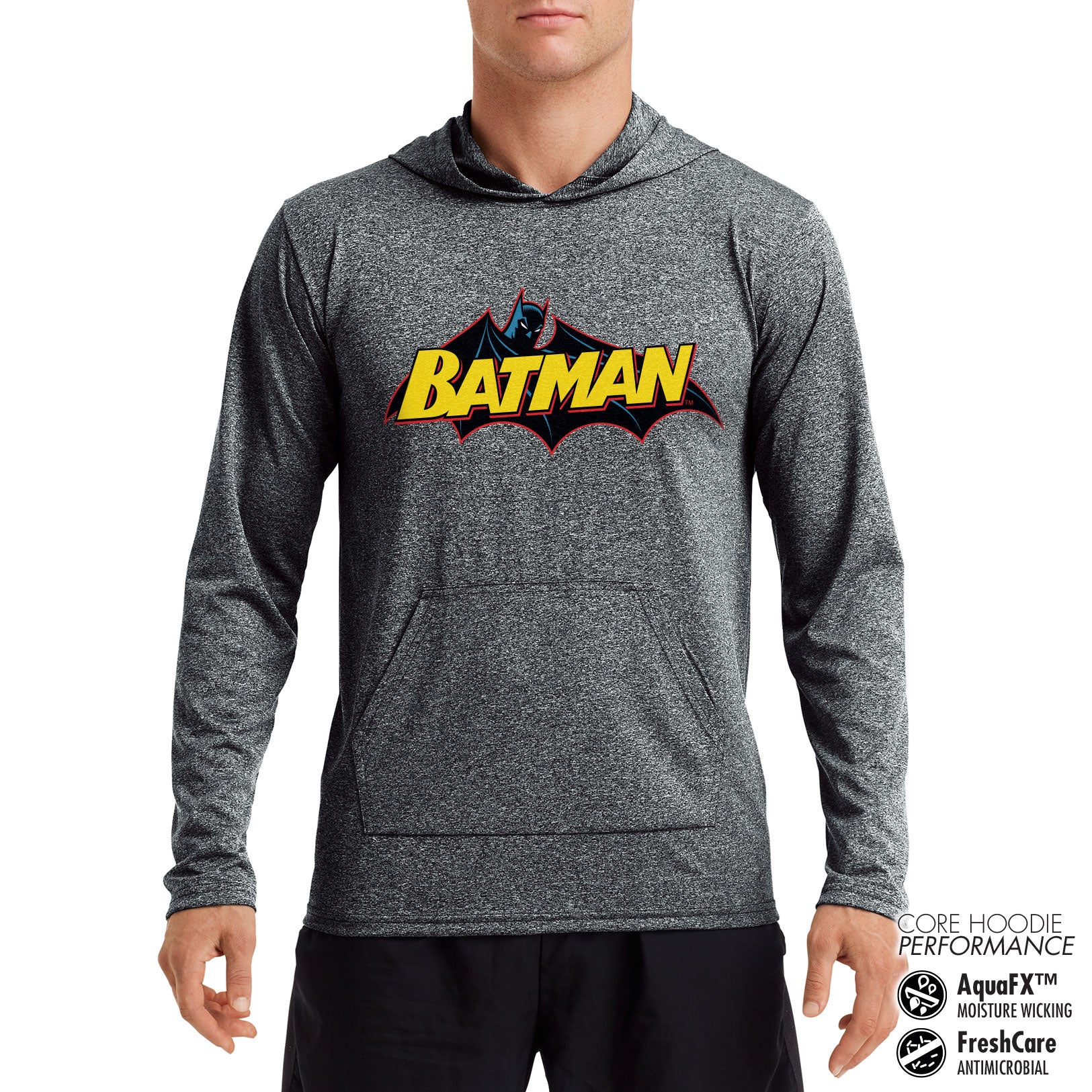 Billede af DC Comics, DC Comics: Batman Retro Logo Performance Hoodie