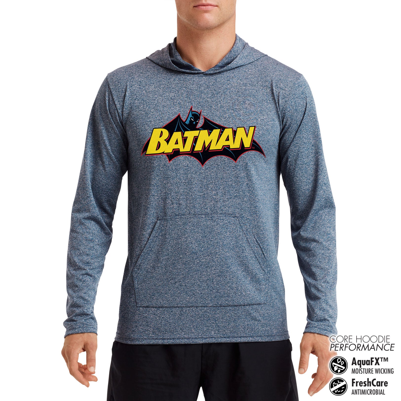 Billede af DC Comics, DC Comics: Batman Retro Logo Performance Hoodie