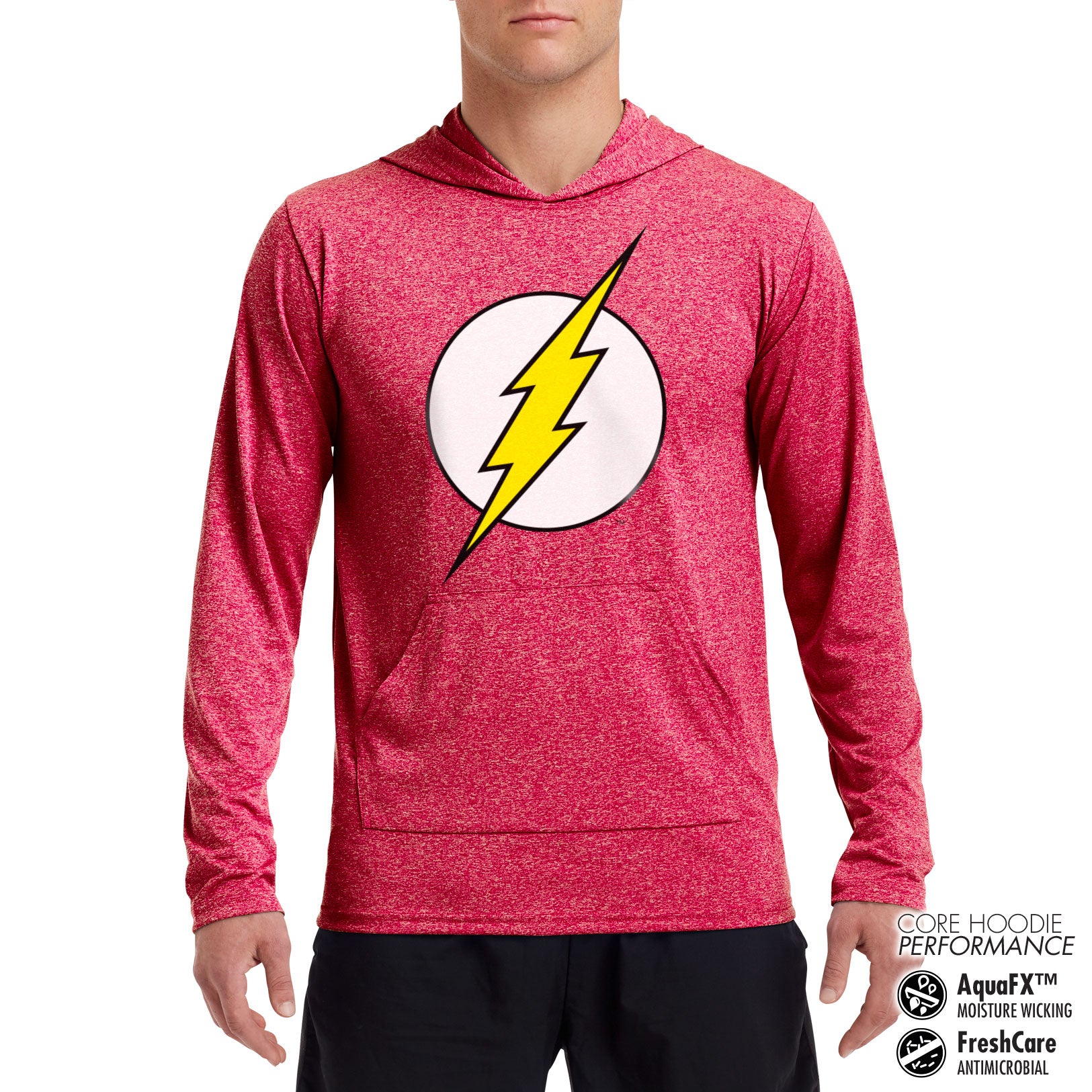 Billede af DC Comics, DC Comics: The Flash Emblem Performance Hoodie