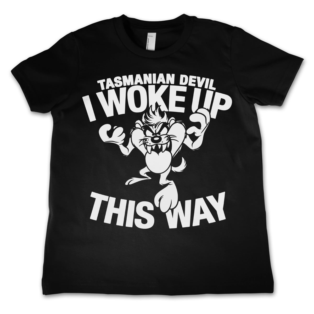 Billede af Looney Tunes, Looney Tunes: Tasmanian Devil - I Woke Up This Way T-Shirt (Børn)