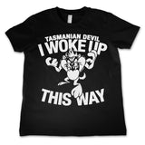 Billede af Looney Tunes, Looney Tunes: Tasmanian Devil - I Woke Up This Way T-Shirt (Børn)