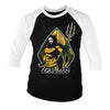 Billede af Aquaman, Aquaman: Raglan 3/4 Sleeve T-Shirt