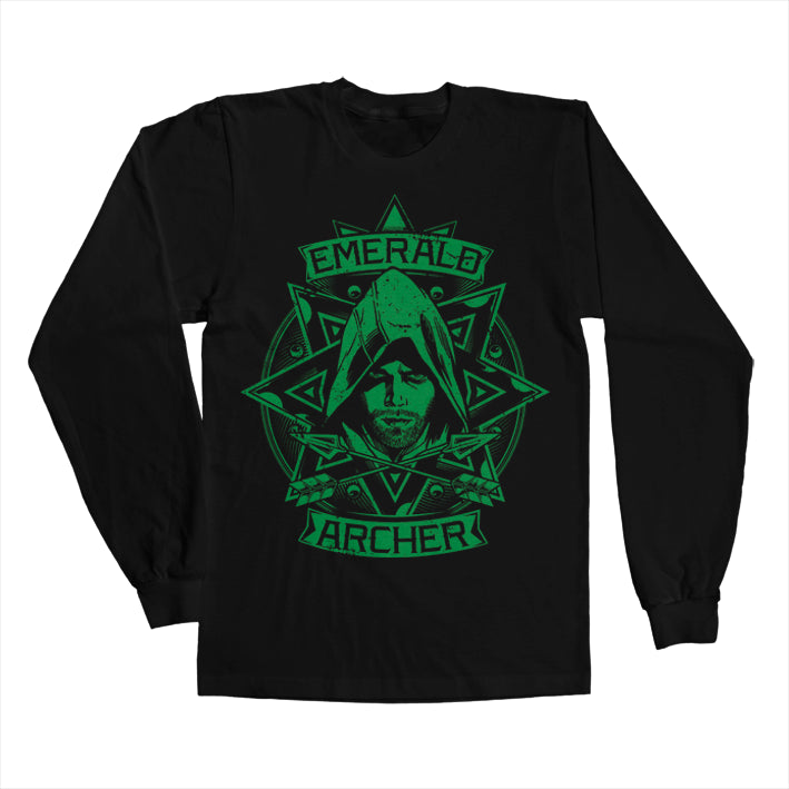 Billede af Arrow, Arrow: Emerald Archer Long Sleeve T-Shirt