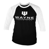 Billede af DC Comics, DC Comics: Batman - Wayne Industries Logo Raglan 3/4 Sleeve T-Shirt
