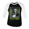 Billede af Beetlejuice, Beetlejuice: Ghost With The Most Raglan 3/4 Sleeve T-Shirt