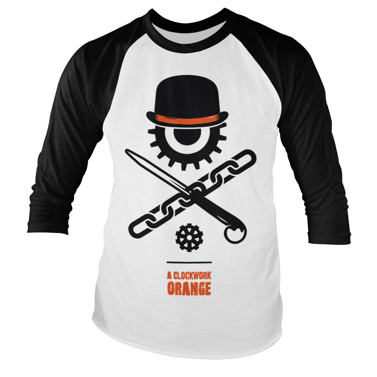 Billede af Clockwork Orange, Clockwork Orange: Bowler Eye Long Sleeve Raglan T-Shirt