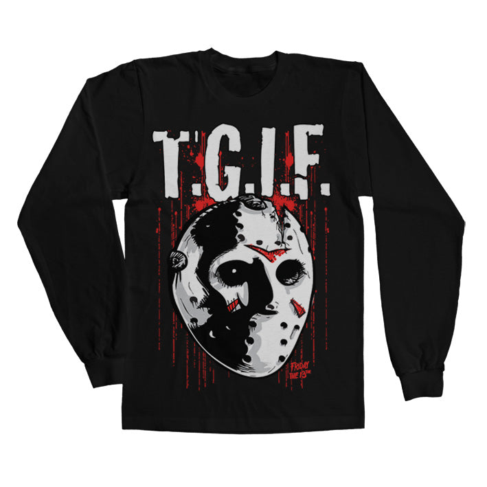 Billede af Friday the 13th, Friday the 13th: T.G.I.F. Long Sleeve T-Shirt
