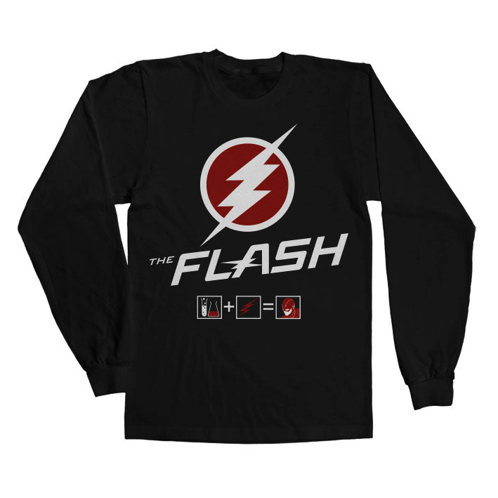Billede af DC Comics, DC Comics: The Flash Riddle Long Sleeve T-Shirt