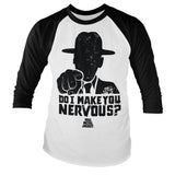 Billede af Full Metal Jacket, Full Metal Jacket: Do I Make You Nervous Raglan Long Sleeve T-Shirt