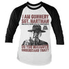 Billede af Full Metal Jacket, Full Metal Jacket: Sgt. Hartman Raglan Long Sleeve T-Shirt