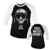 Billede af Full Metal Jacket, Full Metal Jacket: Skull Raglan 3/4 Sleeve T-Shirt