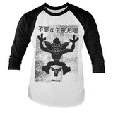 Billede af Gremlins, Gremlins: Chinese Gremlins Poster Raglan Long Sleeve T-Shirt