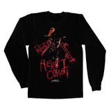 Billede af A Nightmare On Elm Street, A Nightmare On Elm Street: Here I Come Long Sleeve T-Shirt