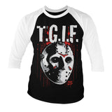 Billede af Friday the 13th, Friday the 13th: T.G.I.F. Raglan 3/4 Sleeve T-Shirt