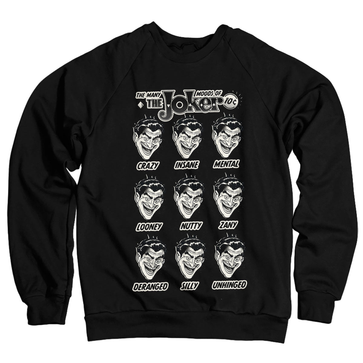 Billede af DC Comics, DC Comics: The Many Moods Of The Joker Sweatshirt