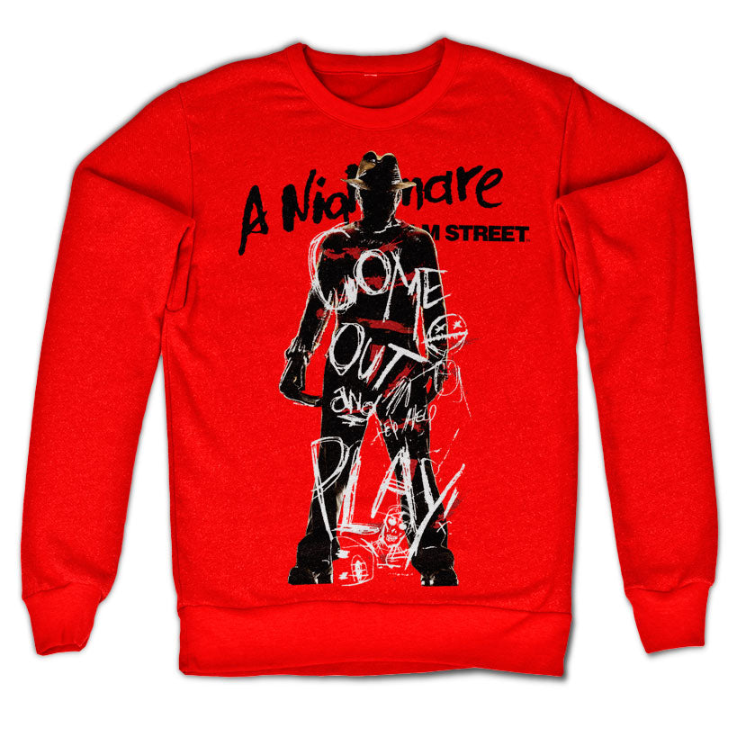 Billede af A Nightmare On Elm Street, A Nightmare On Elm Street: Come Out And Play Sweatshirt