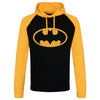 Billede af DC Comics, DC Comics: Batman Signal Logo Raglan Hoodie