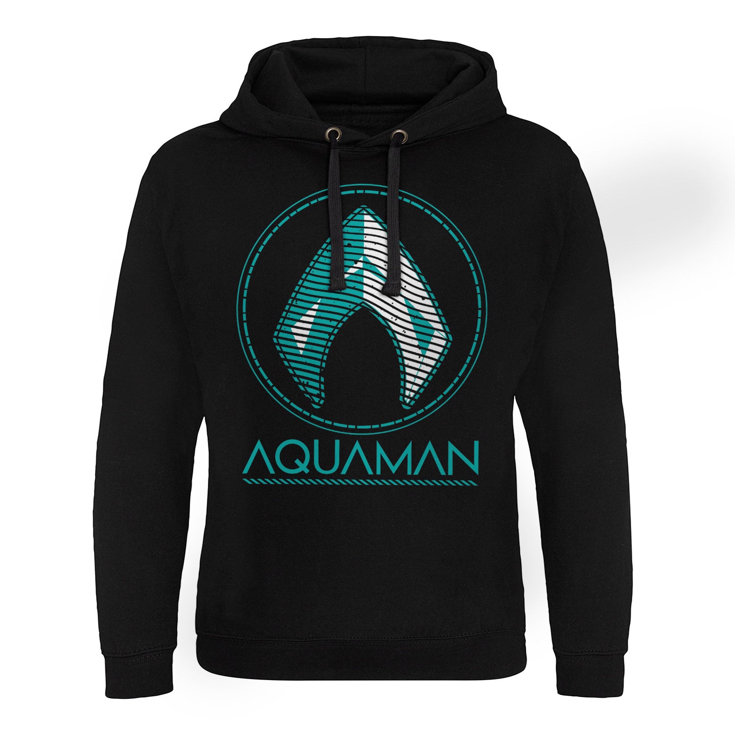 Billede af Aquaman, Aquaman: Distressed Shield Epic Hoodie