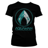 Billede af Aquaman, Aquaman: Distressed Shield T-Shirt (Kvinder)