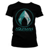 Billede af Aquaman, Aquaman: Distressed Shield T-Shirt (Kvinder)