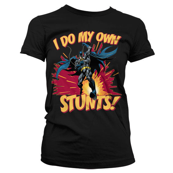 Billede af DC Comics, DC Comics: Batman - I Do My Own Stunts T-Shirt (Kvinder)