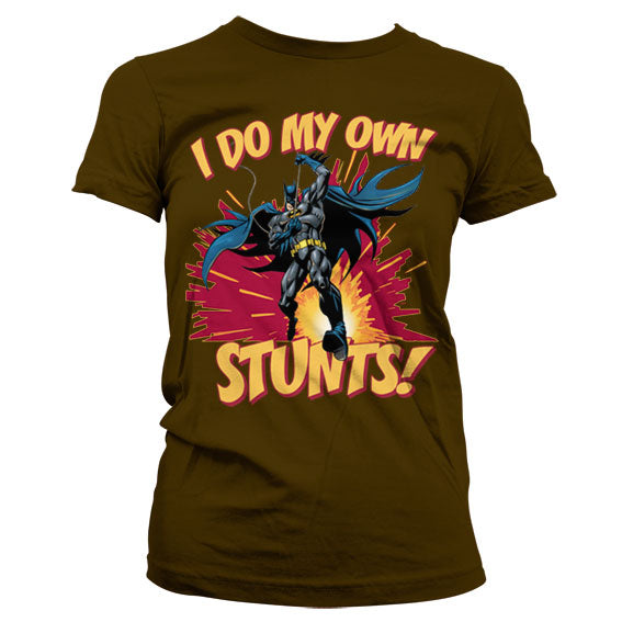 Billede af DC Comics, DC Comics: Batman - I Do My Own Stunts T-Shirt (Kvinder)