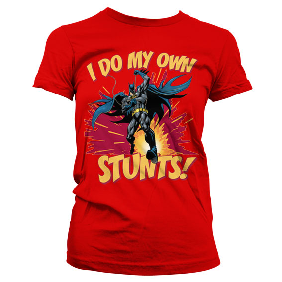 Billede af DC Comics, DC Comics: Batman - I Do My Own Stunts T-Shirt (Kvinder)